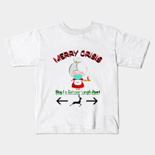 Merry Crisis rs Clause Kids T-Shirt